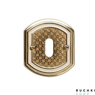 Накладка под ключ буратино OB 71 PB/I, Полированная латунь+эмаль, Val de fiori 