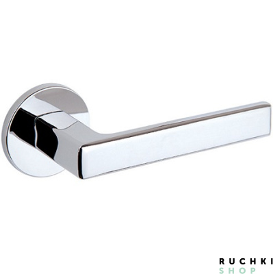 Ручка на розетке 3095 5S, Полированный хром, Tupai