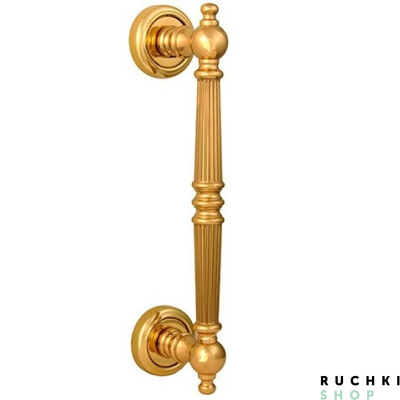 Ручка скоба 702 VERONICA 260 mm, Полированная латунь, Melodia