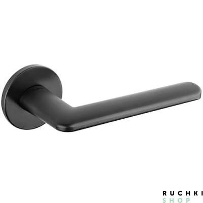 Ручка на розетке ELIPTICA 3098 5S RT, Черный матовый, Tupai