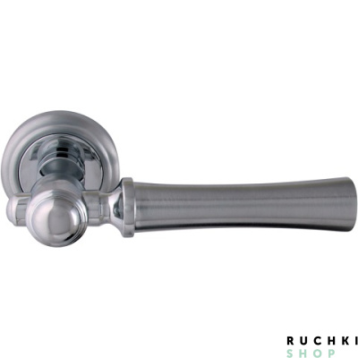 Ручка на розетке 50V CARLO 283V, Матовый хром/хром, Melodia 