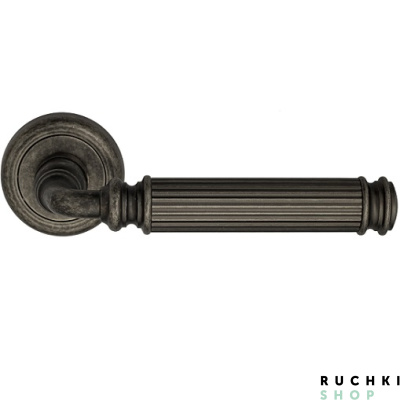 Ручка на розетке MOSCA D1, Античное серебро, Venezia