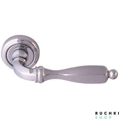 Ручка на розетке 50V CAMILLA 298V, Полированный хром, Melodia