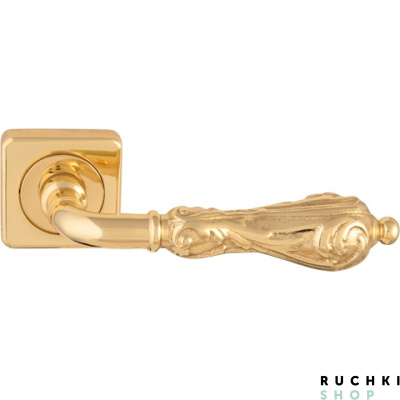 Ручка на розетке 50Z1 LIBRA 229Z1, Полированная латунь, Melodia 