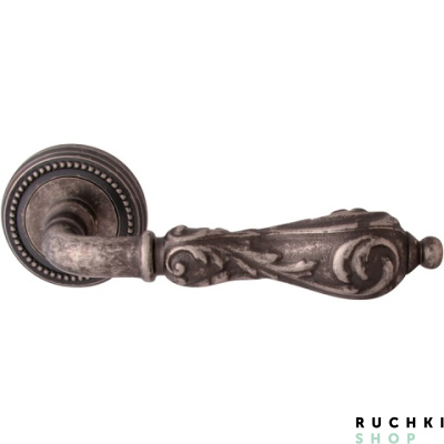 Ручка на розетке 50L LIBRA 229L, Античное серебро, Melodia 