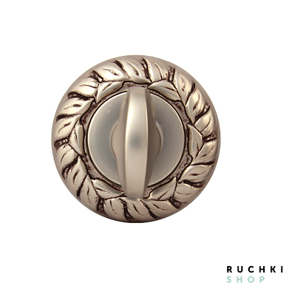 Сантехнический фиксатор WC 60, Старинное серебро с коричневой патиной, CLASS