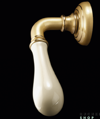 Ручка на розетке DOGE, Француское золото, Mandelli 