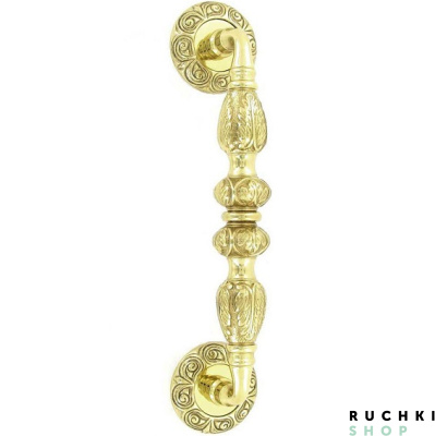 Ручка-скоба LIBERTY (ЛИБЕРТИ) 285 мм, Полированная латунь, Zermat