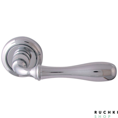 Ручка на розетке 50V BETA 294V, Полированный хром, Melodia 