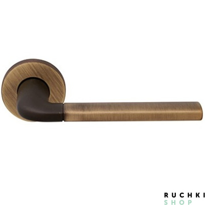 Ручка на розетке MILLY-2 158 R, Матовая бронза / бронза, Forme