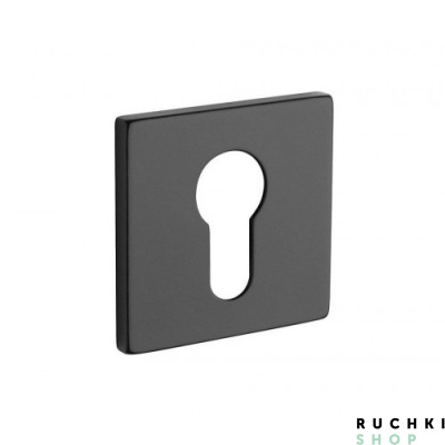 Накладка под цилиндр 4049 5S Q, Черный матовый, Tupai 