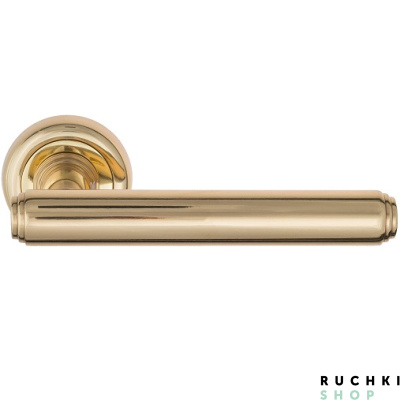 Ручка на розетке EXA D1, Полированная латунь, Venezia