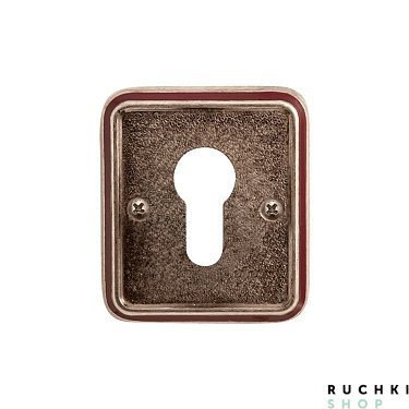 Накладка под цилиндр  ET 72 AI WBR, Античное серебро+эмаль, Val de fiori 