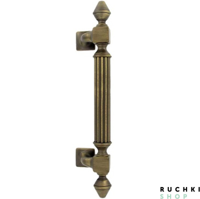 Ручка-скоба IMPERO T 106 Z (ИМПЕРО) 365 мм, Бронза вестерн, Zermat 