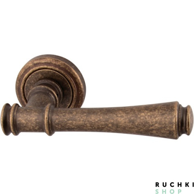 Ручка на розетке 50V TAKO 245V, Античная бронза, Melodia 