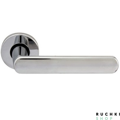 Ручка на розетке SOLIS 212 R, Полированный хром, Forme