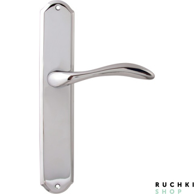 Дверная ручка на планке LAGUNA 132/131, Полированный хром, Melodia