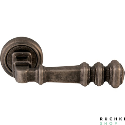 Ручка на розетке 50V ZARA 299V, Античное серебро, Melodia 