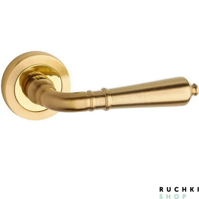 Ручка на розетке Mod.800, Матовая латунь/латунь, Pasini