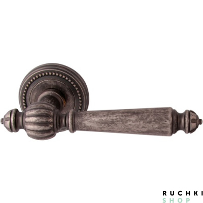 Ручка на розетке 50L MIRELLA (МИРЕЛЛА) 235L, Античное серебро, Melodia 