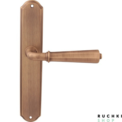 Дверная ручка на планке DENVER 424/131, Матовая бронза, Melodia 