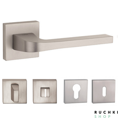 Ручка Супра 3097 Q с фиксатором и накладкой на ключевой цилиндр