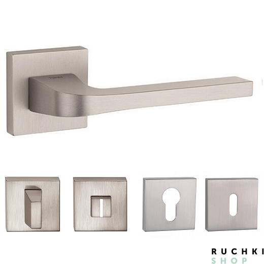 Ручка Супра 3097 Q с фиксатором и накладкой на ключевой цилиндр