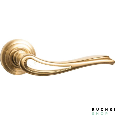 Ручка на розетке CLOE, Матовая латунь/латунь, Mandelli 