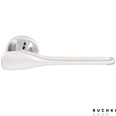 Ручка на розетке GALAXY 495 R, Полированный хром, Forme 