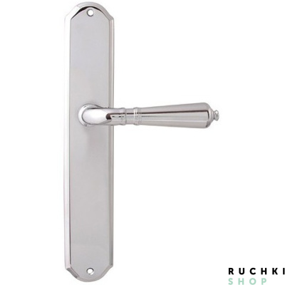 Дверная ручка на планке ANTIK 130/131, Полированный хром, Melodia 