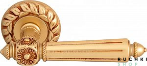 Ручка на розетке 60mm NIKE (НАЙК) 246, Французское золото, Melodia 