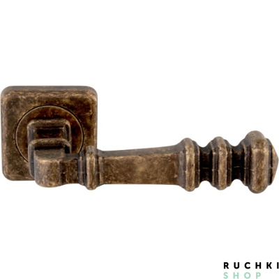 Ручка на розетке 50Z1 ZARA 299Z1, Античная бронза, Melodia 