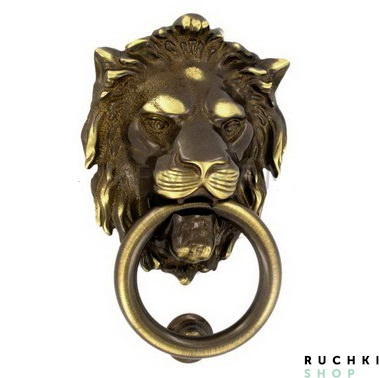 Ручка-гонг LEONE Grande 240*140 мм, Бронза, Martinelli 