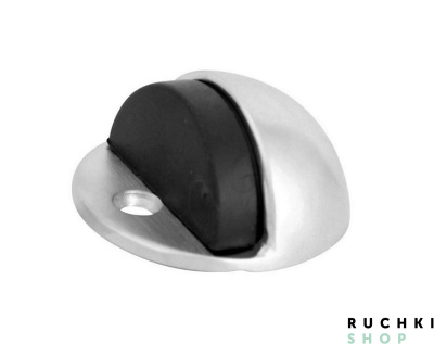 Ограничитель дверной 809, Хром матовый, Melodia 