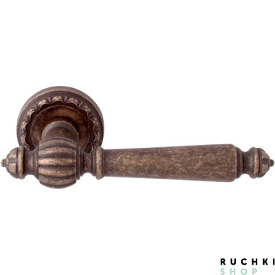 Ручка на розетке 50D MIRELLA (МИРЕЛЛА) 235D, Античная бронза, Melodia 