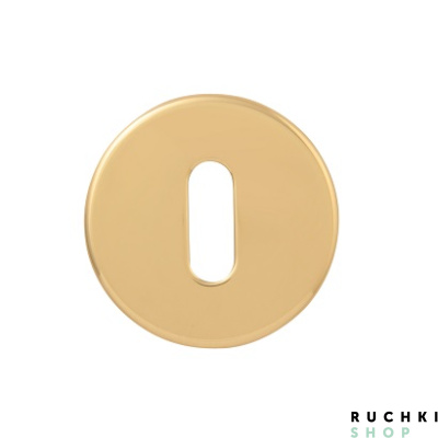 Накладка под ключ буратино 50 R, Полированная латунь, Forme