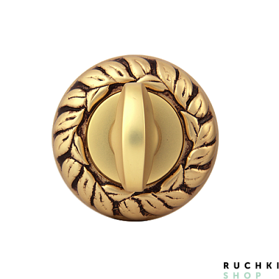 Сантехнический фиксатор WC 60, Старинная латунь с коричневой патиной, CLASS