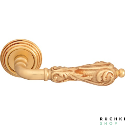 Ручка на розетке 50P LIBRA 229P, Французское золото, Melodia 