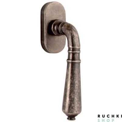 Оконная ручка ANTIK 0130, Античное серебро, Melodia 