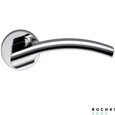 Ручка на розетке OLLY, Полированный хром, Colombo