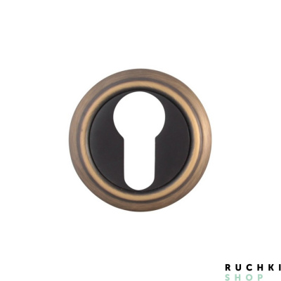 Накладка под цилиндр CUL 50V, Затемненная бронза, Melodia