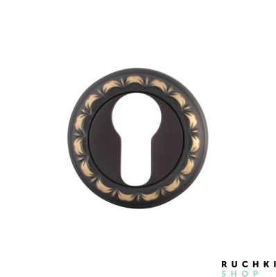 Накладка под цилиндр CUL 50D, Затемненная бронза, Melodia