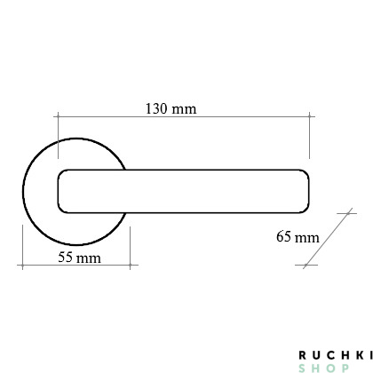 Ручка на розетке 50L ROSA (РОЗА) 243L, Французское золото, Melodia 