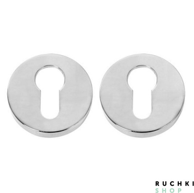 Накладка под цилиндр FF 13, Полированный хром, Colombo 