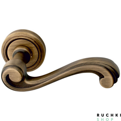 Ручка на розетке 50V CAGLIARI (КАЛЬЯРИ) 225V, Матовая бронза, Melodia 