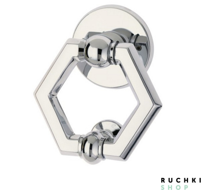 Ручка-гонг ESAGONO (Эсагоно) 140*115 мм, Полированный хром, Pasini 