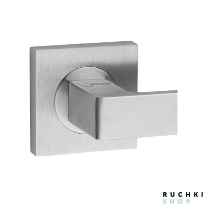 Квадратная розетка 55*55 мм ,матовый хром, Квадра