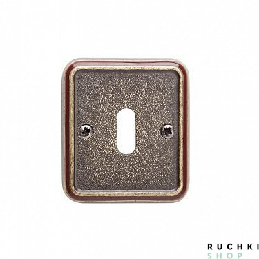 Накладка под ключ буратино OB 72 OB/BRI, Бронза состаренная+эмаль, Val de fiori 