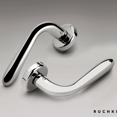 Ручка на розетке ROBOT (Робот), Черный матовый, Colombo  