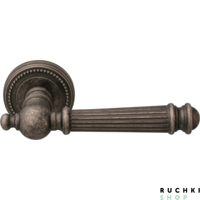 Ручка на розетке 50L VERONICA (ВЕРОНИКА) 102 L, Античное серебро, Melodia